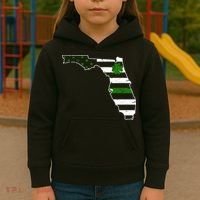 Irish Florida State Flag American Map Kids Hoodie thumb 3