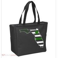 Irish Florida State Flag American Map Tote Bag thumb 2