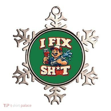 I Fix Sh*t Funny Plumber Trade Design Ornament