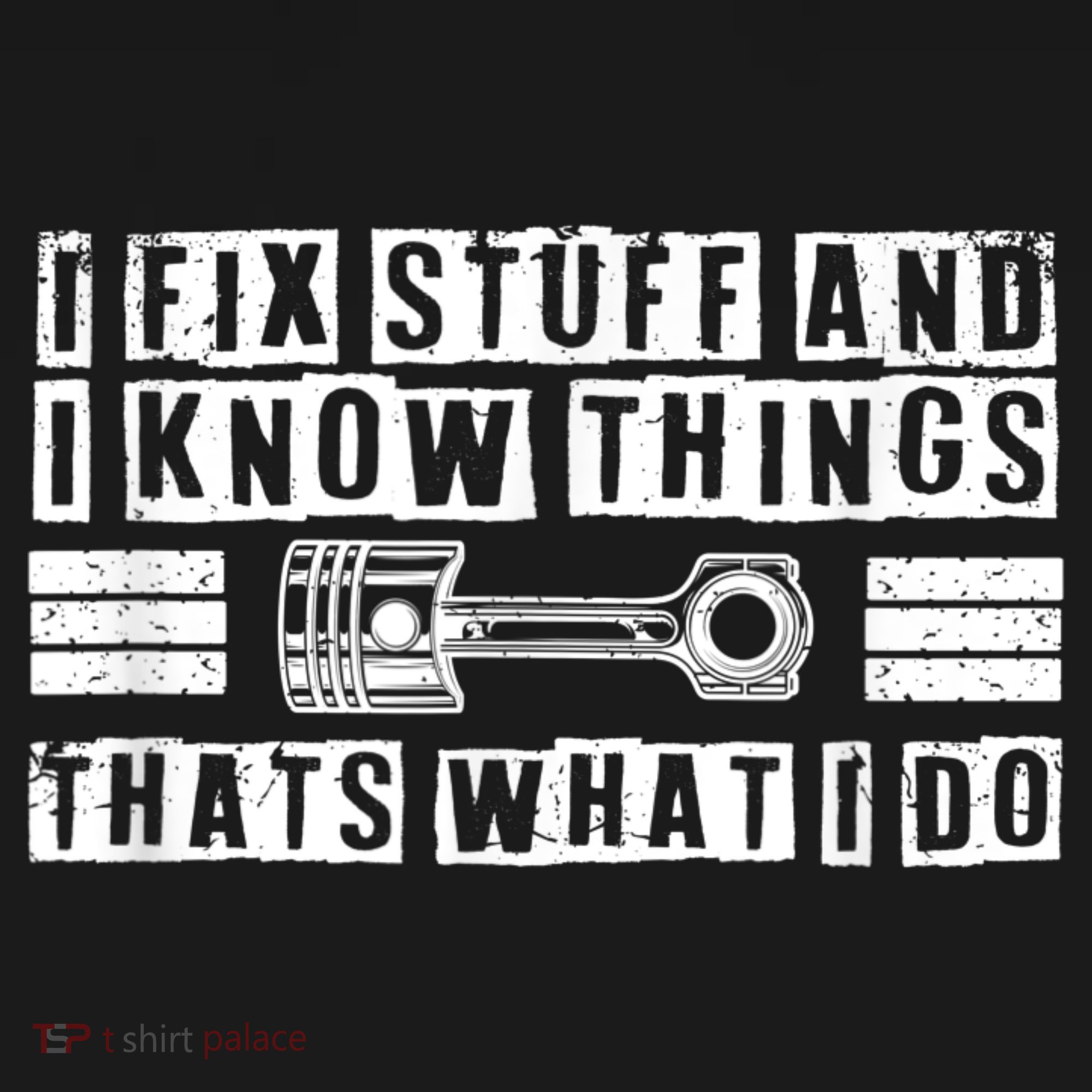 I Fix Stuff And I Know Things Mechanic Repair Shop Car Women's Tank Top
