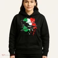 Italy Flag Skier Italian Alpine Skiing Hoodie thumb 5
