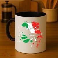 Italy Flag Skier Italian Alpine Skiing Coffee Mug thumb 4