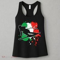 Italy Flag Skier Italian Alpine Skiing Women's Tank Top thumb 3