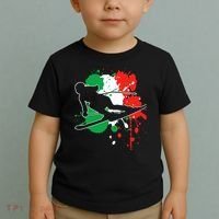Italy Flag Skier Italian Alpine Skiing Toddler T-Shirt thumb 2