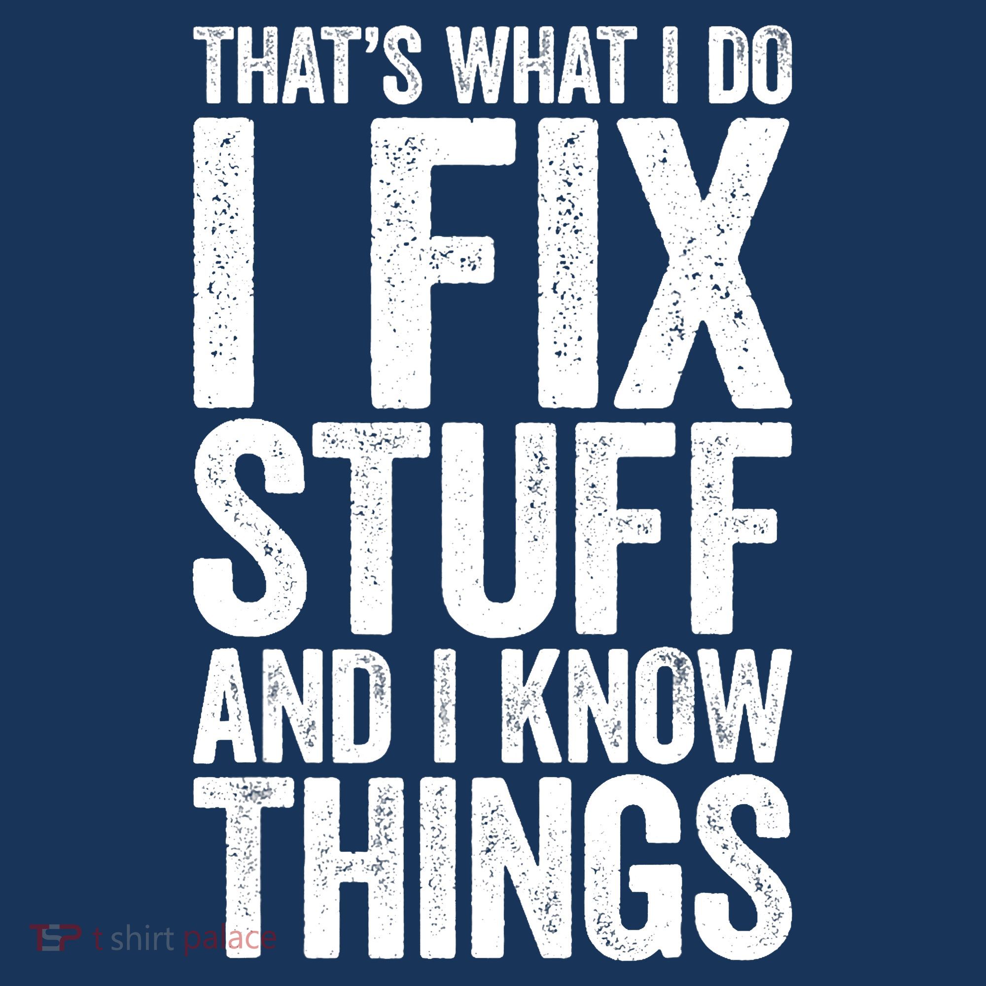 I Fix Stuff And I Know Things Mechanic Kids Long Sleeve Shirt