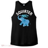 Inappropriate Funny Squirter Embarrassing Ladies PosiCharge Tri-Blend Wicking Tank thumb 0