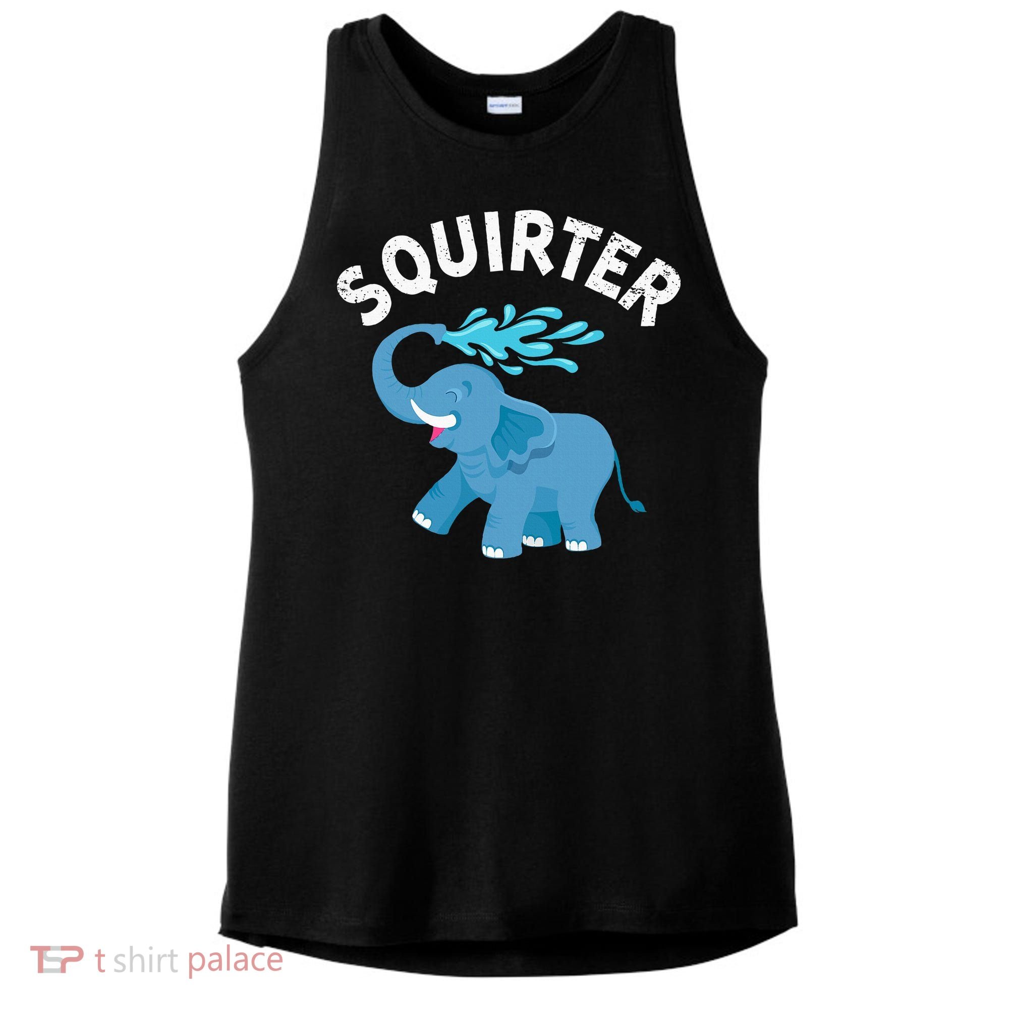 Inappropriate Funny Squirter Embarrassing Ladies PosiCharge Tri-Blend Wicking Tank