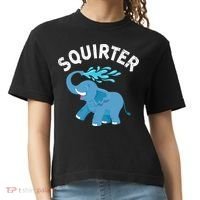 Inappropriate Funny Squirter Embarrassing Comfort Colors Boxy T-Shirt thumb 0