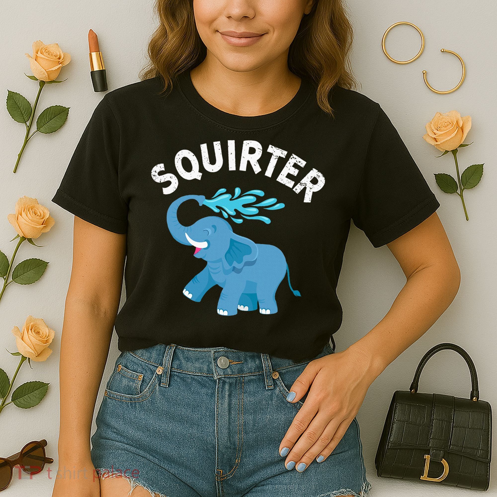 Inappropriate Funny Squirter Embarrassing Comfort Colors Boxy T-Shirt