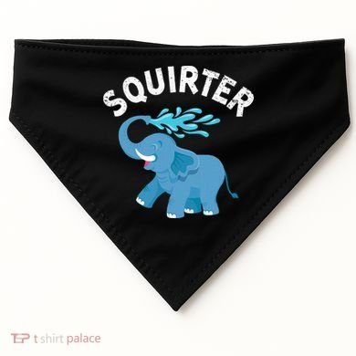 Inappropriate Funny Squirter Embarrassing USA-Made Doggie Bandana