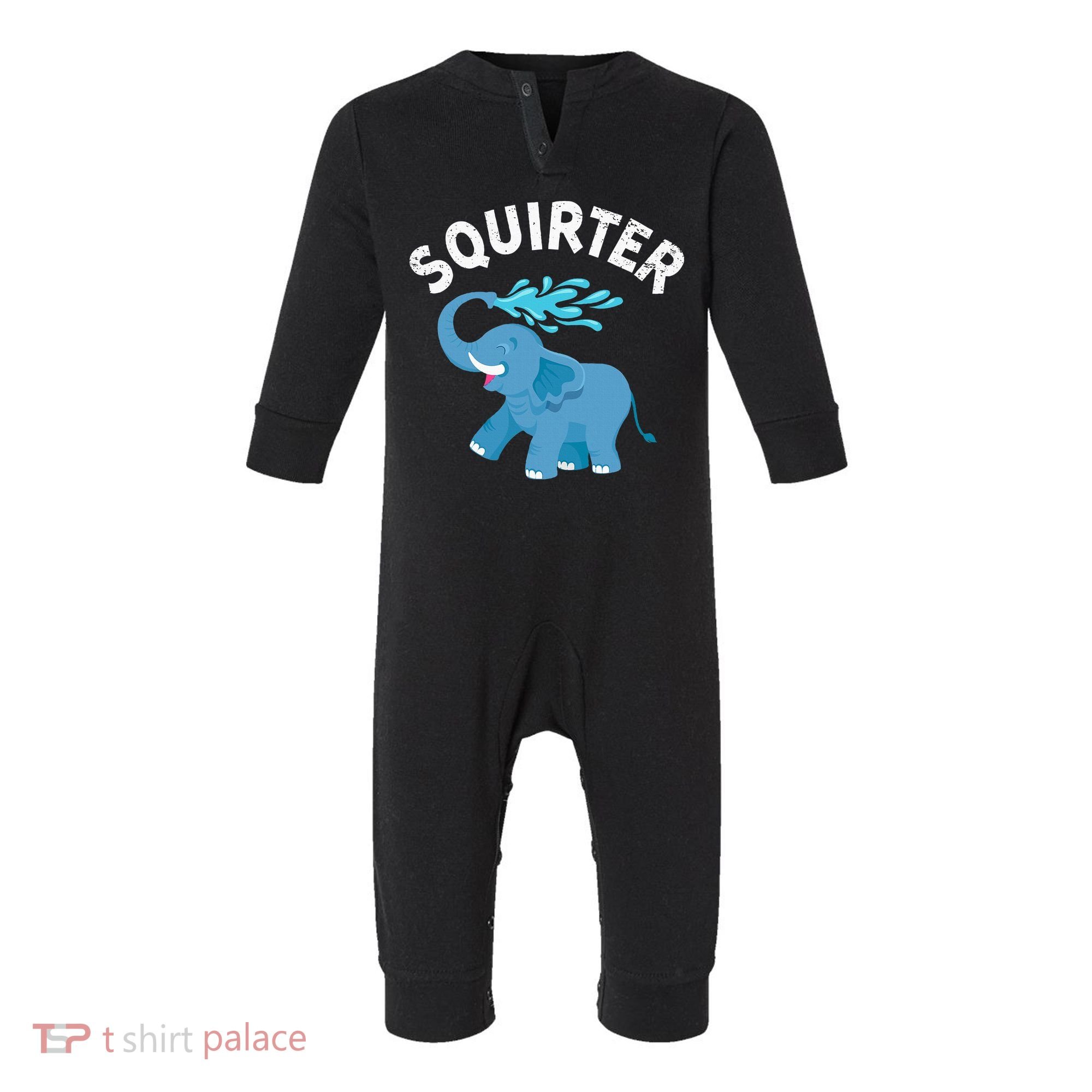 Inappropriate Funny Squirter Embarrassing Infant Fleece One Piece