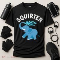 Inappropriate Funny Squirter Embarrassing Cooling Performance Crew T-Shirt thumb 3