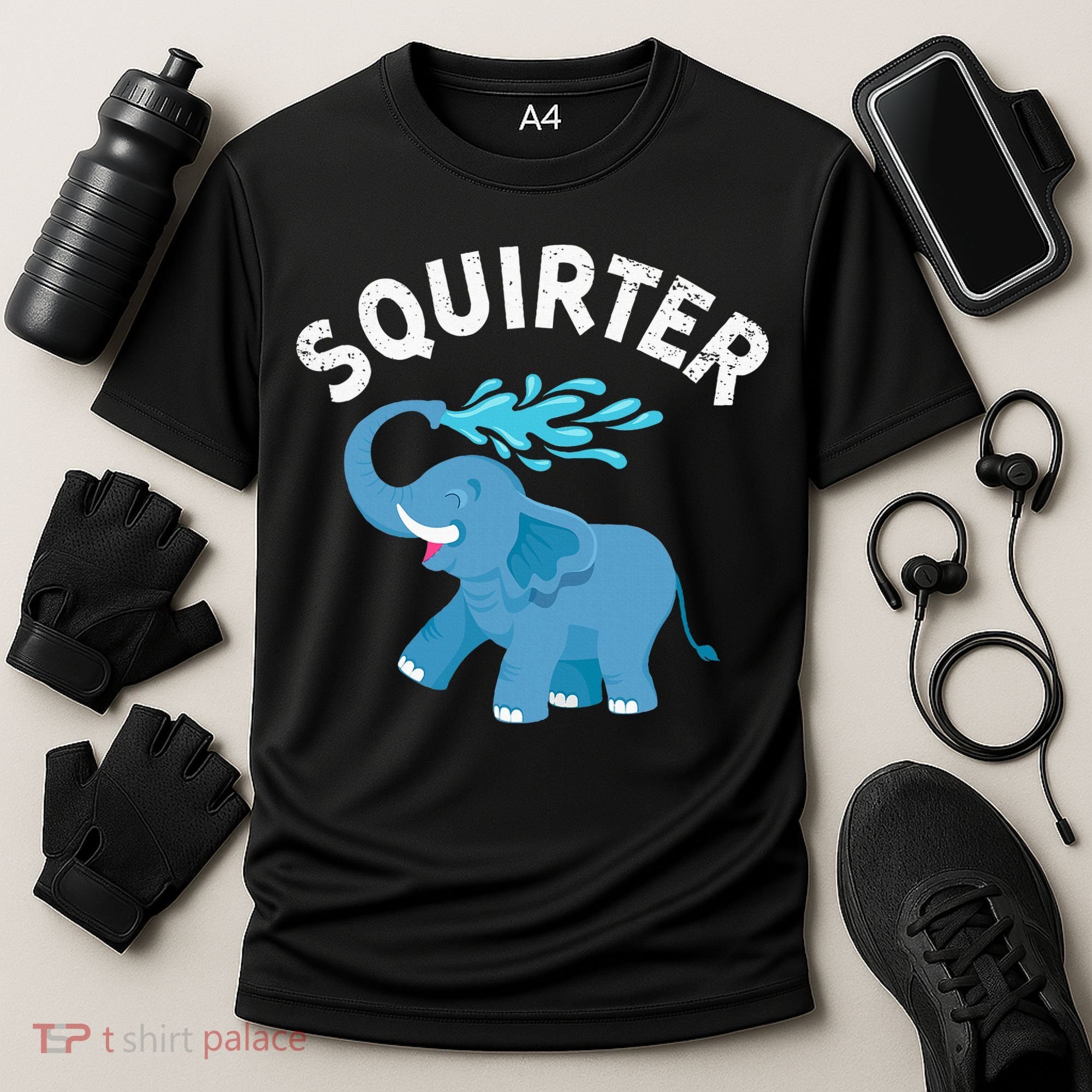 Inappropriate Funny Squirter Embarrassing Cooling Performance Crew T-Shirt