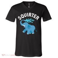 Inappropriate Funny Squirter Embarrassing V-Neck T-Shirt thumb 0