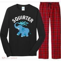 Inappropriate Funny Squirter Embarrassing Long Sleeve Pajama Set thumb 0