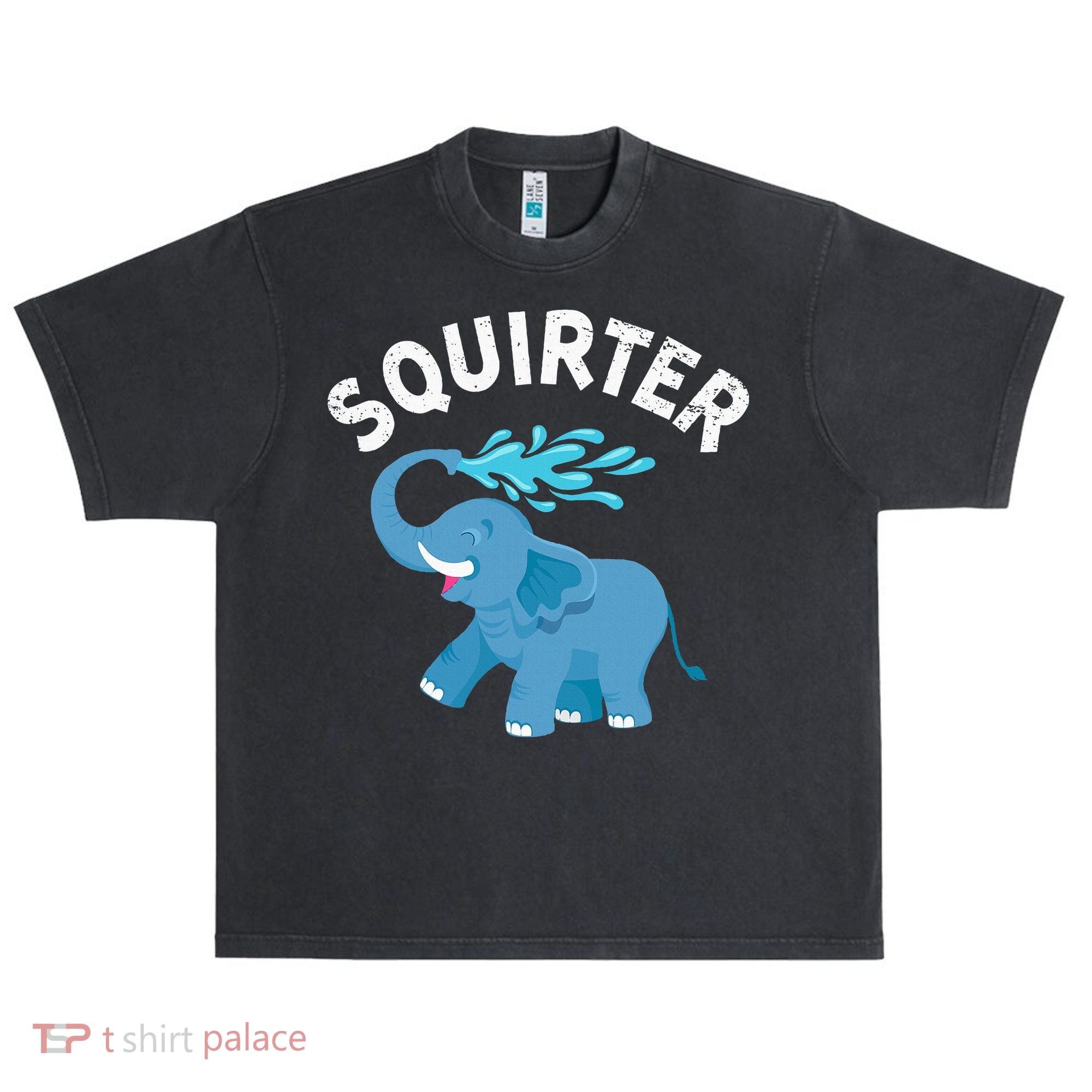 Inappropriate Funny Squirter Embarrassing Urban Oversized Heavyweight T-Shirt