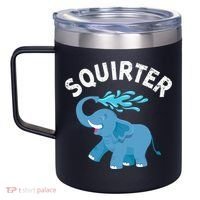Inappropriate Funny Squirter Embarrassing 12oz Stainless Steel Coffee Mug thumb 2