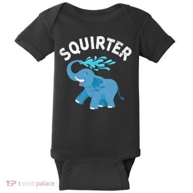 Inappropriate Funny Squirter Embarrassing Baby Bodysuit