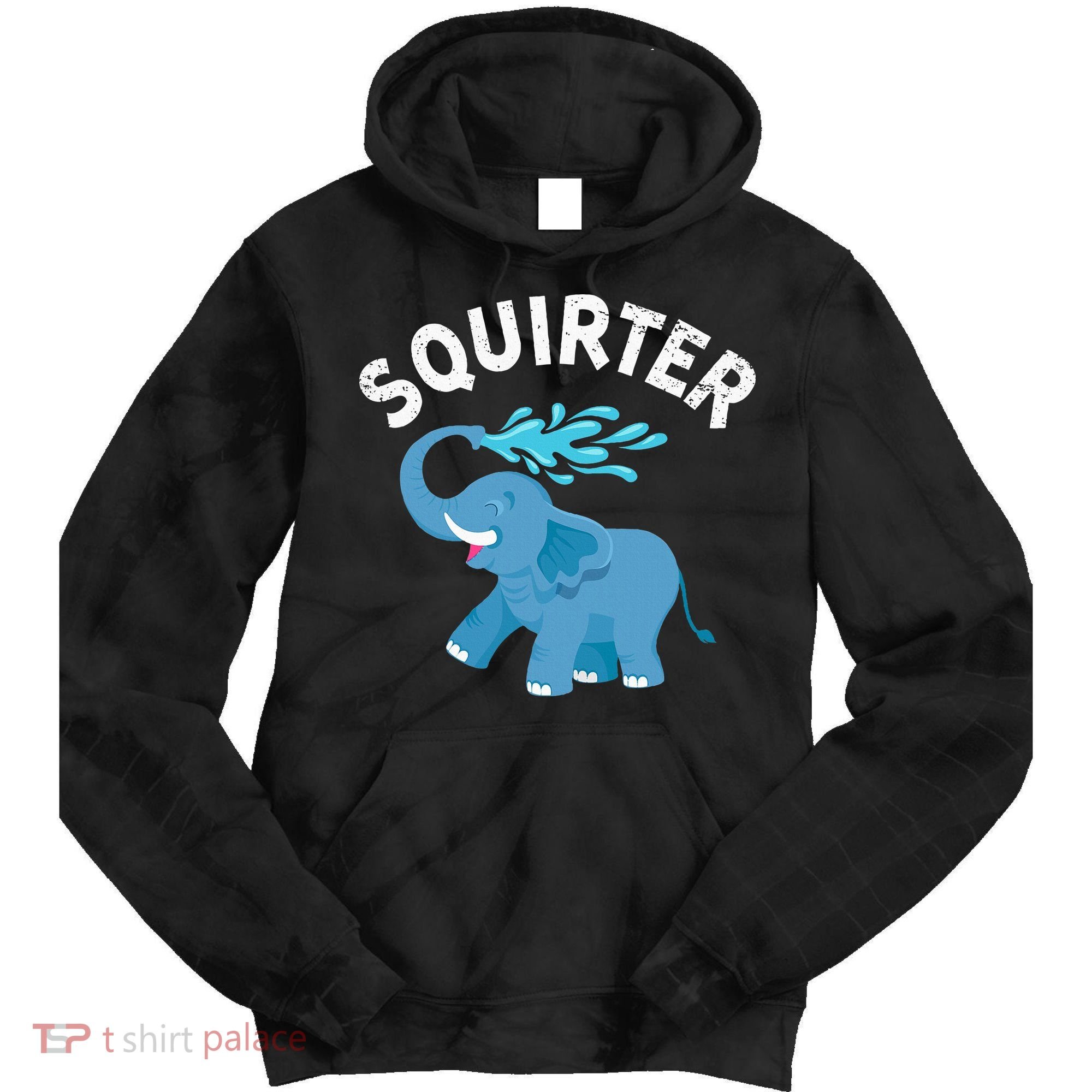 Inappropriate Funny Squirter Embarrassing Tie Dye Hoodie