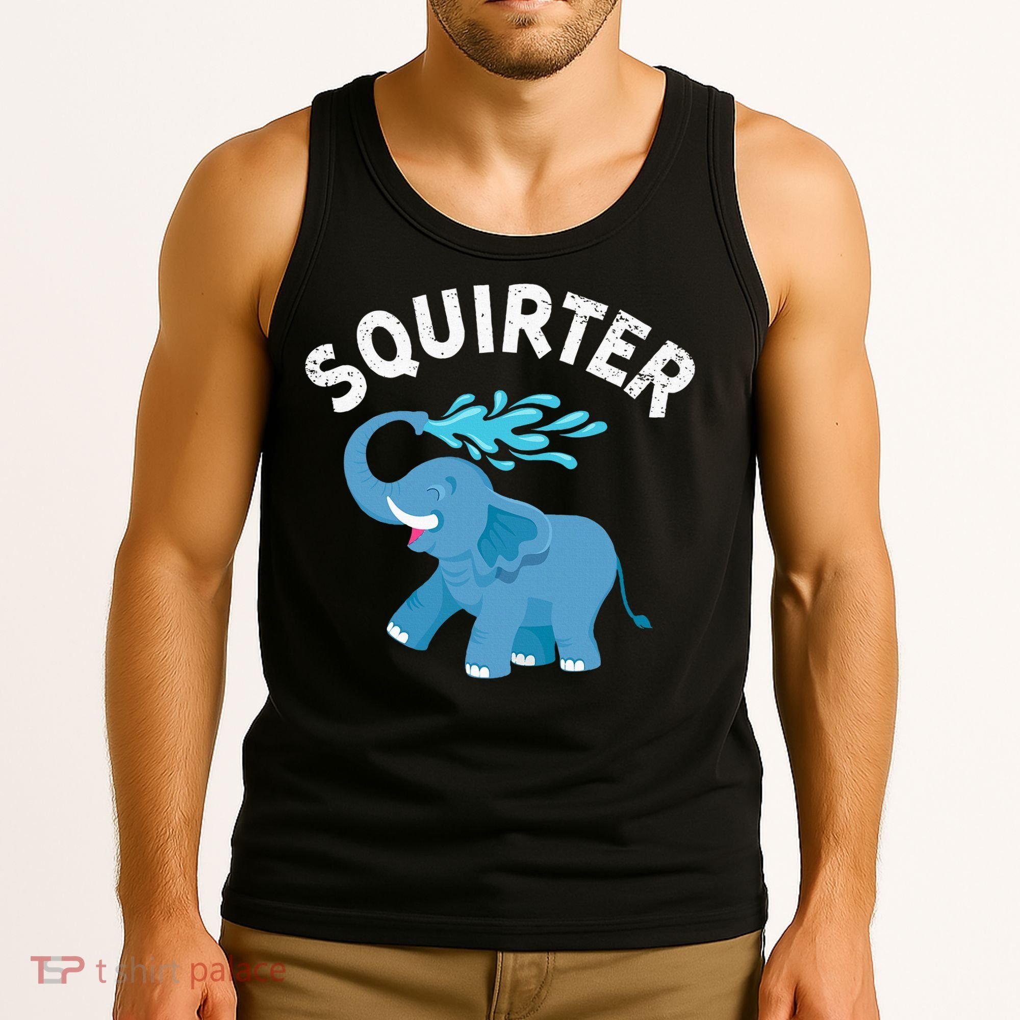 Inappropriate Funny Squirter Embarrassing Tank Top