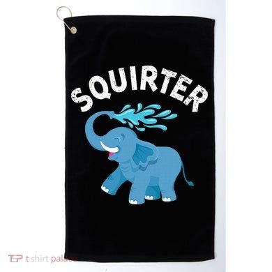 Inappropriate Funny Squirter Embarrassing Golf Towel