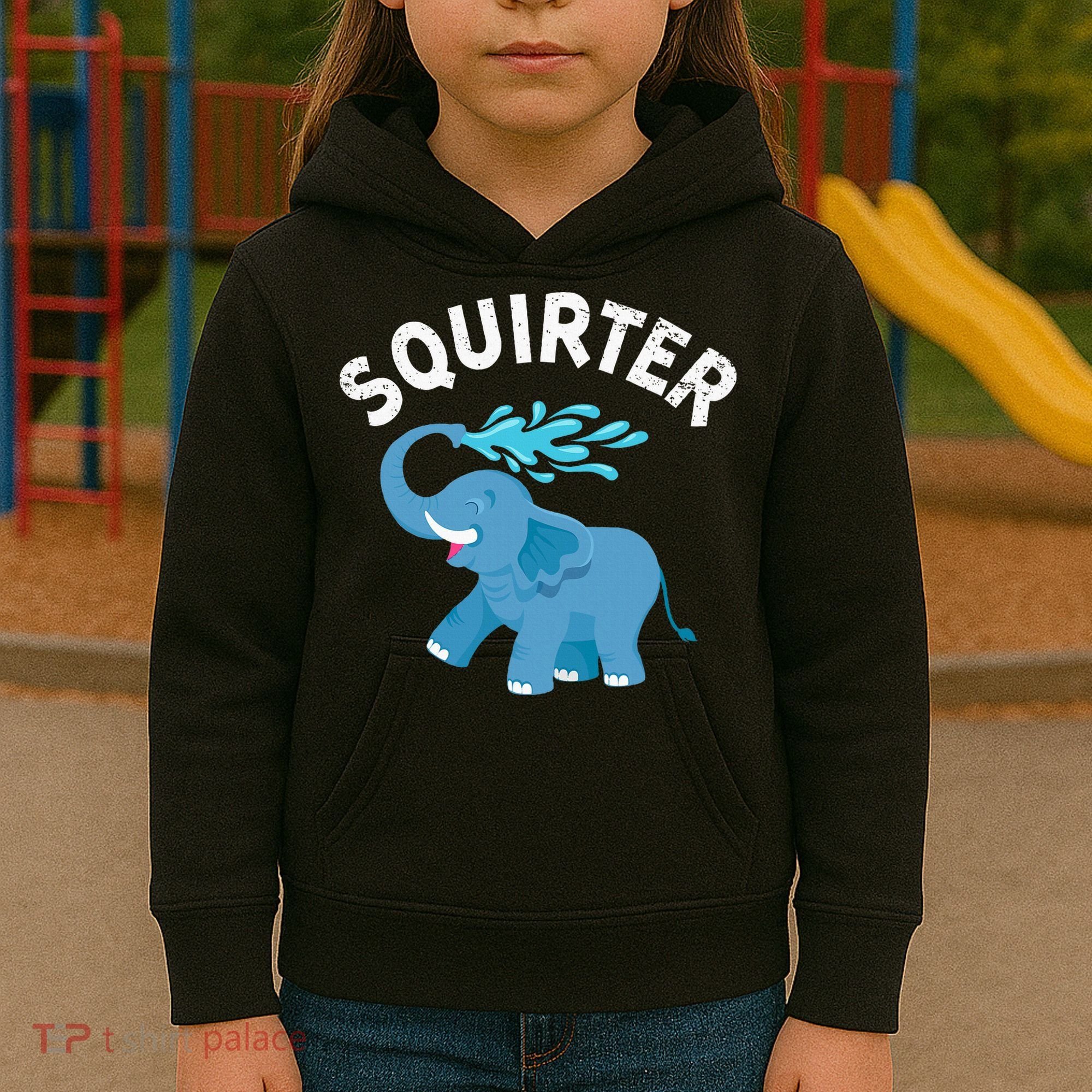Inappropriate Funny Squirter Embarrassing Kids Hoodie