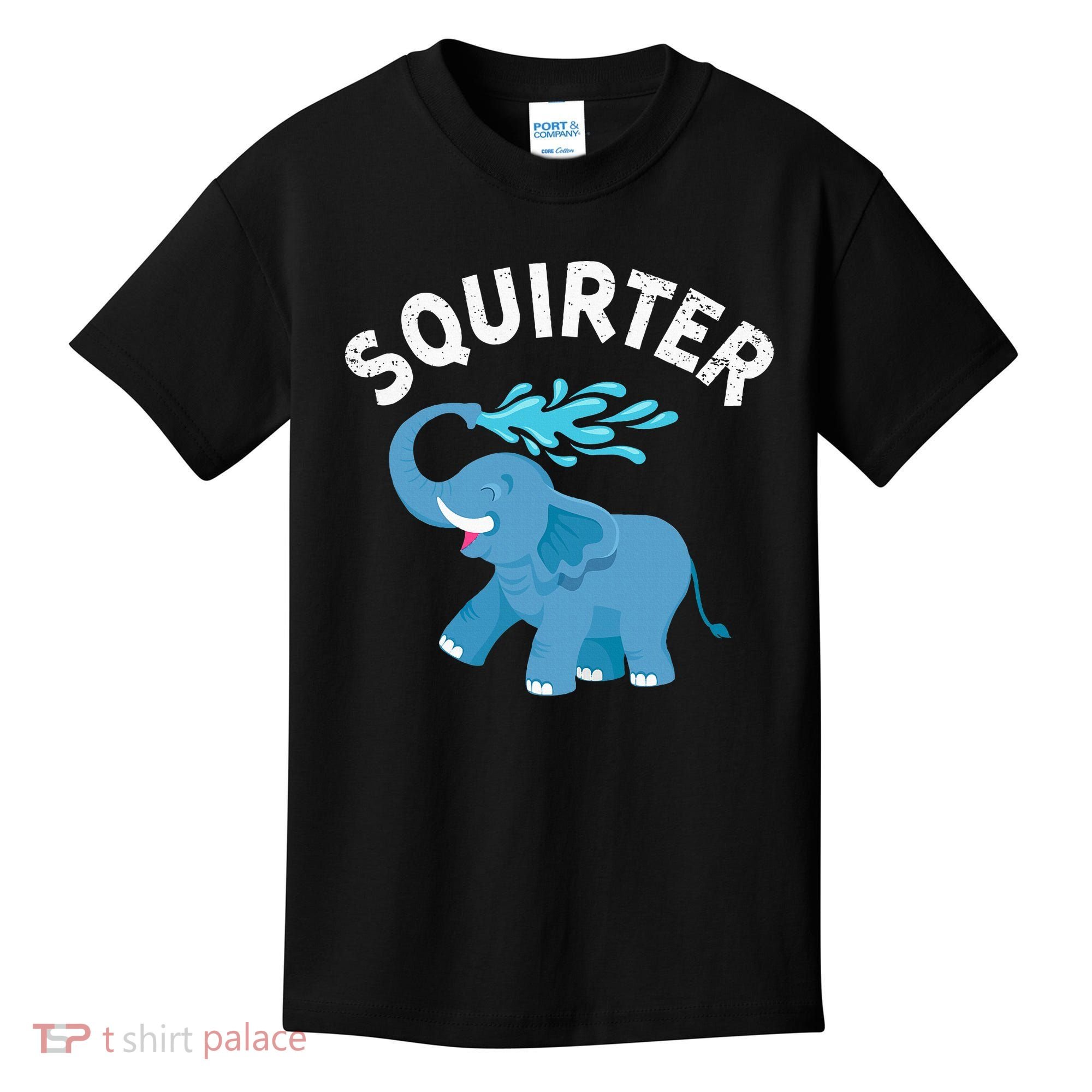Inappropriate Funny Squirter Embarrassing Kids T-Shirt