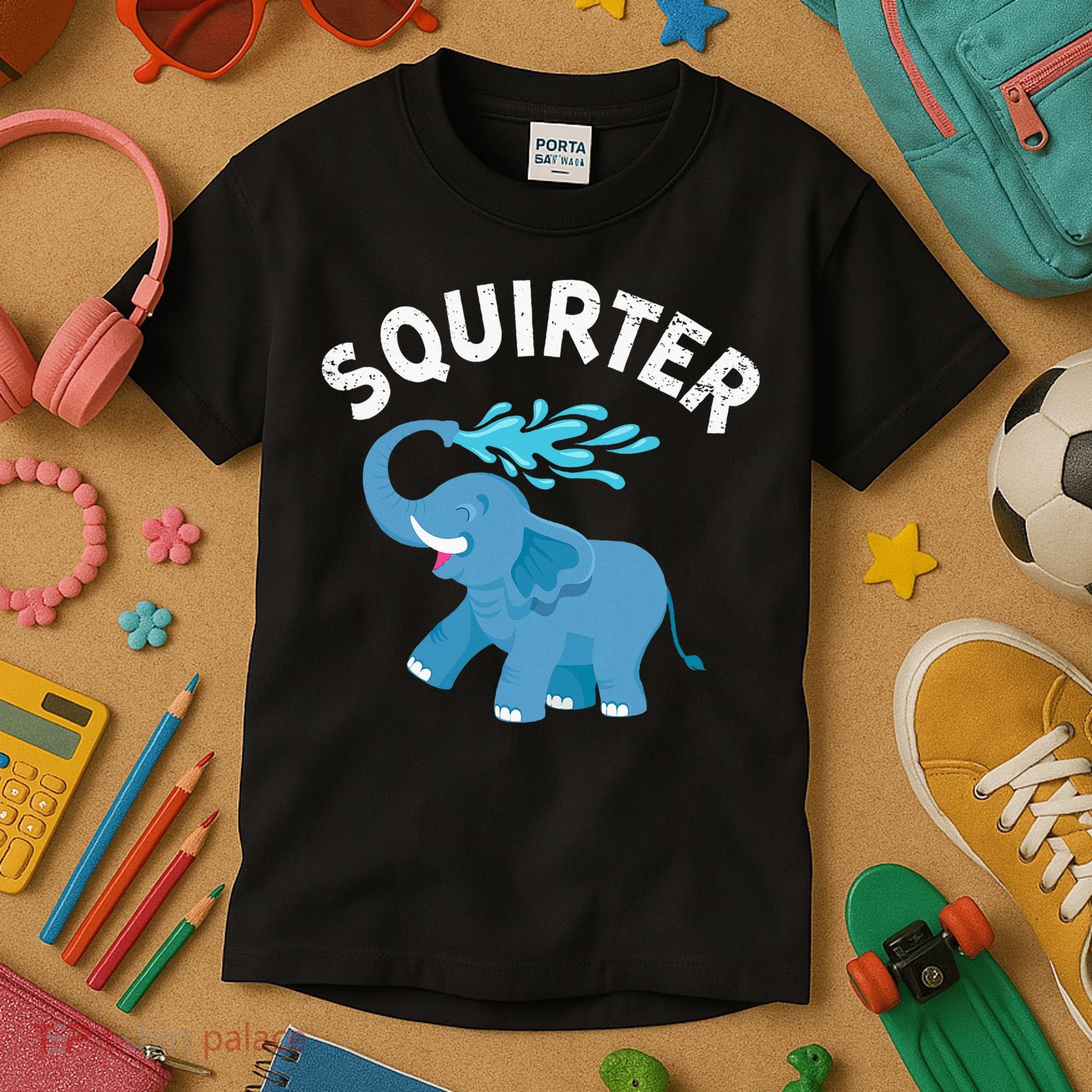 Inappropriate Funny Squirter Embarrassing Kids T-Shirt
