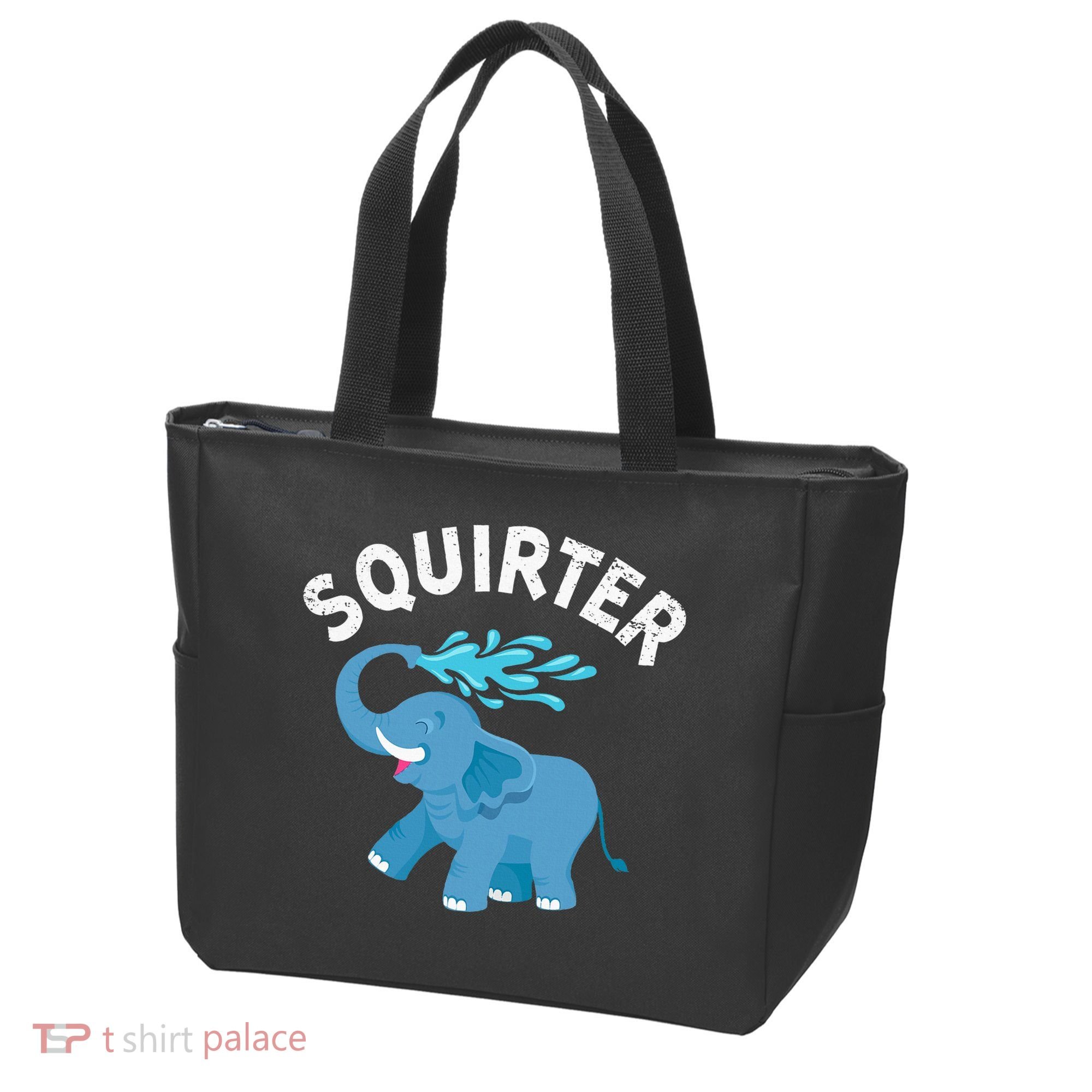 Inappropriate Funny Squirter Embarrassing Tote Bag