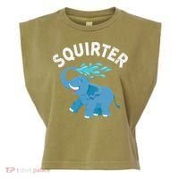Inappropriate Funny Squirter Embarrassing Garment-Dyed Women's Muscle Tee thumb 0