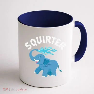 Inappropriate Funny Squirter Embarrassing Coffee Mug back