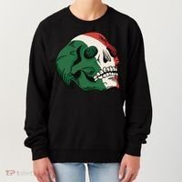 Italian Flag Skull Women's Sweatshirt thumb 0
