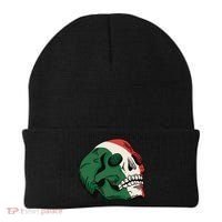 Italian Flag Skull Beanie thumb 0