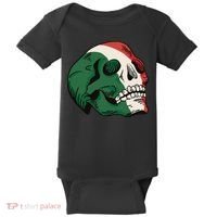 Italian Flag Skull Baby Bodysuit thumb 0