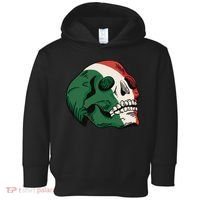 Italian Flag Skull Toddler Hoodie thumb 0