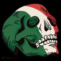 Italian Flag Skull Toddler Hoodie thumb 2