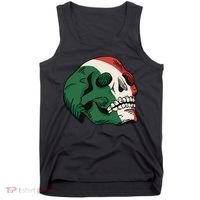 Italian Flag Skull Tank Top thumb 0
