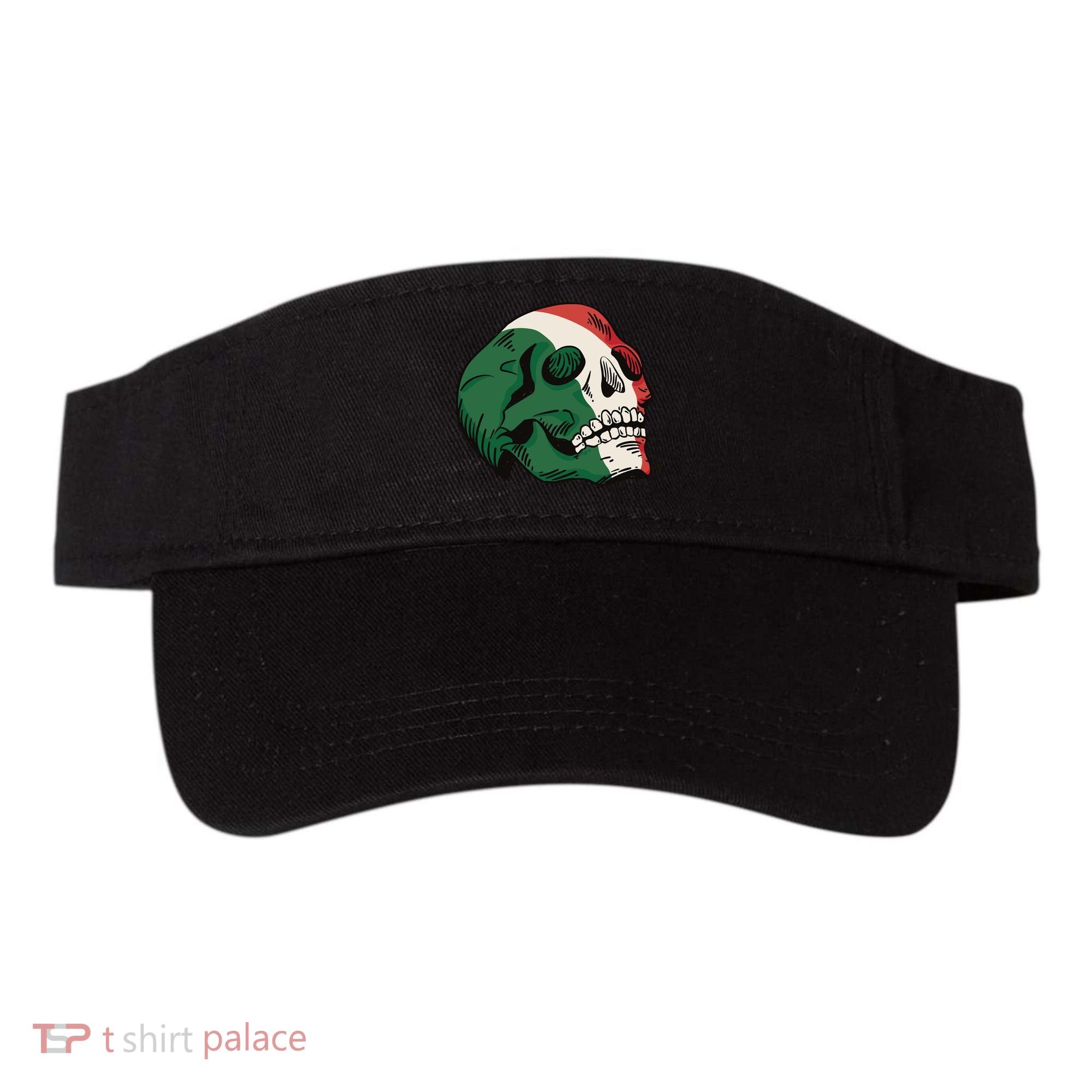 Italian Flag Skull Visor