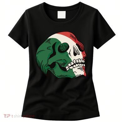 Italian Flag Skull Women's T-Shirt