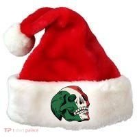 Italian Flag Skull Santa Hat thumb 0