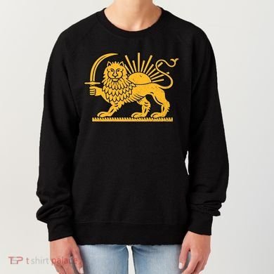 Iran Faded Style Flag Design Women's Sweatshirt