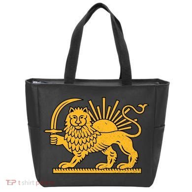 Iran Faded Style Flag Design Tote Bag
