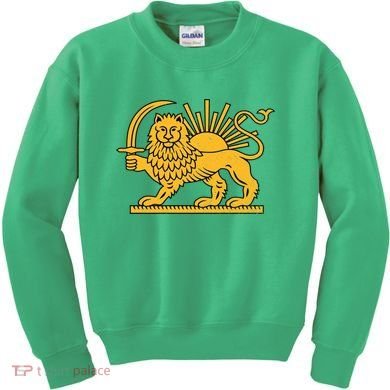 Iran Faded Style Flag Design Kids Sweatshirt