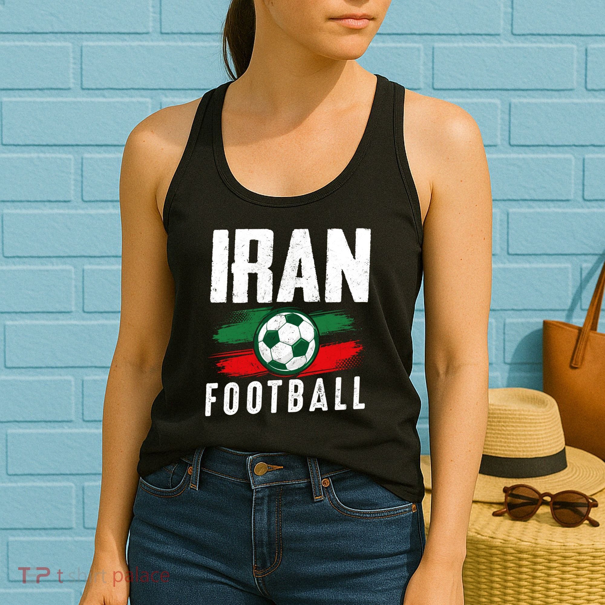 Iran Football Soccer Team Fan Flag Women's Tank Top