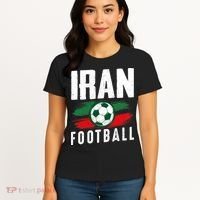 Iran Football Soccer Team Fan Flag Women's T-Shirt thumb 4
