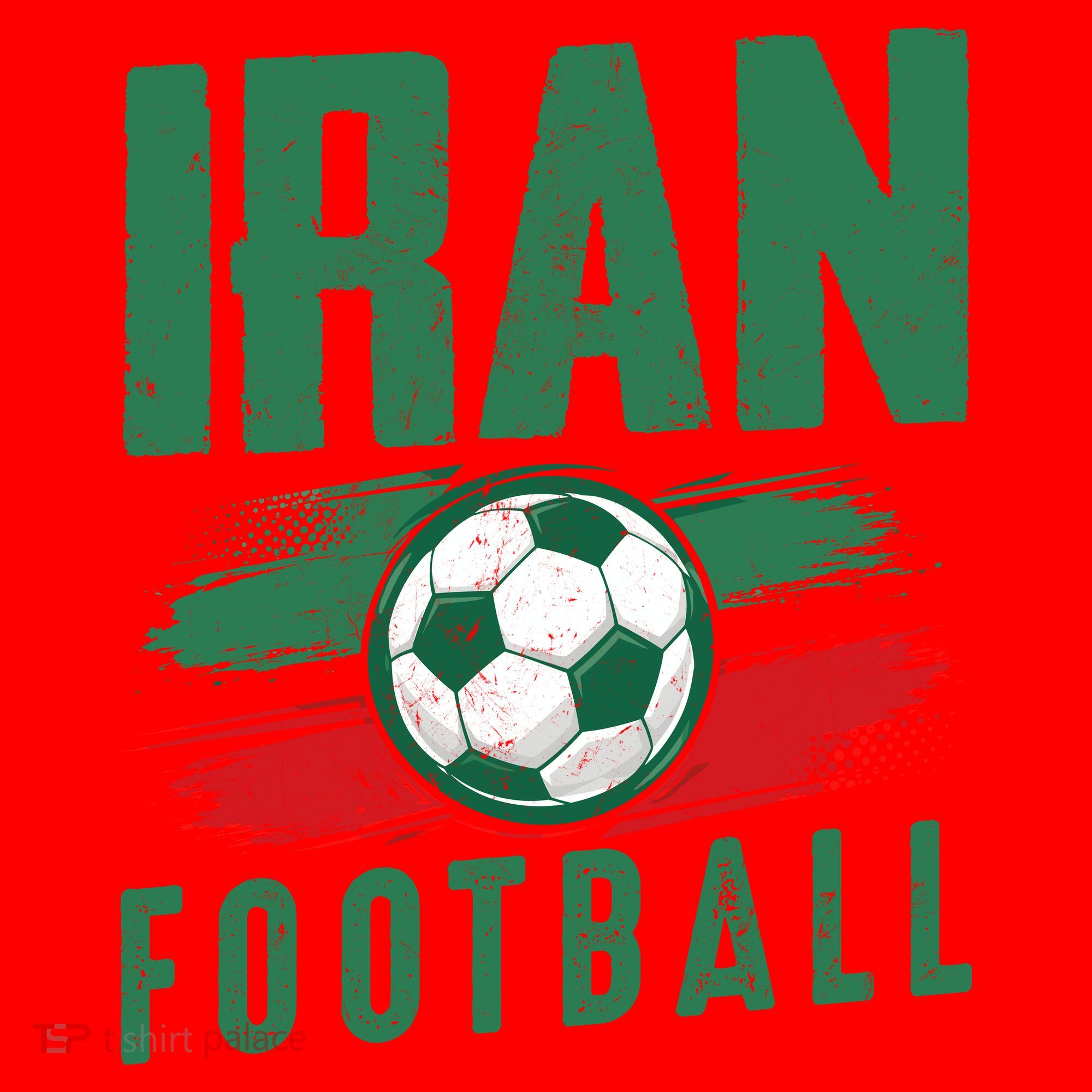 Iran Football Soccer Team Fan Flag Santa Hat