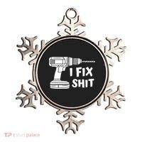 I Fix Shit Meaningful Gift Handy Fixed It Tools Mr Fix It Funny Great Gift Ornament thumb 0
