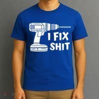 I Fix Shit Meaningful Gift Handy Fixed It Tools Mr Fix It Funny Great Gift T-Shirt thumb 3