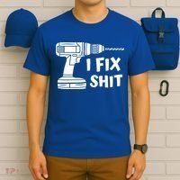 I Fix Shit Meaningful Gift Handy Fixed It Tools Mr Fix It Funny Great Gift T-Shirt thumb 6