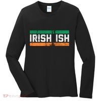 Irishish For Saint Patrick's Day Flag Of Ireland Women's Long Sleeve Shirt thumb 0